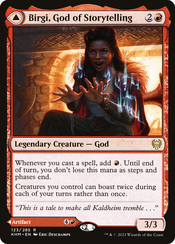 Birgi, God of Storytelling (KHM-123) - Kaldheim