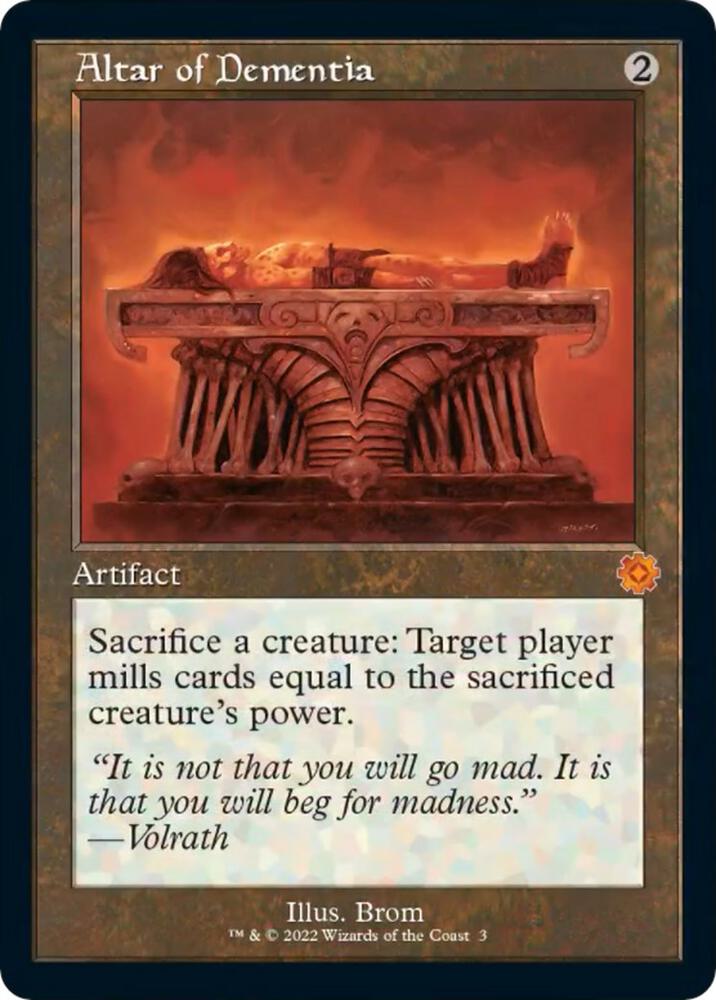 Altar of Dementia - The Brothers' War: Retro Frame Artifacts (BRR)