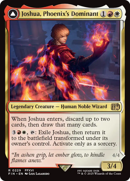Joshua, Phoenix's Dominant (FIN-229) - FINAL FANTASY: (enchantment)