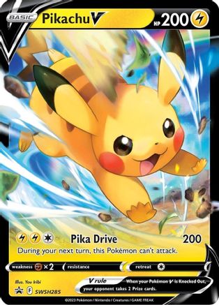 Pikachu V SWSH285  - Holofoil SWSH Sword & Shield Promo Cards - Promo