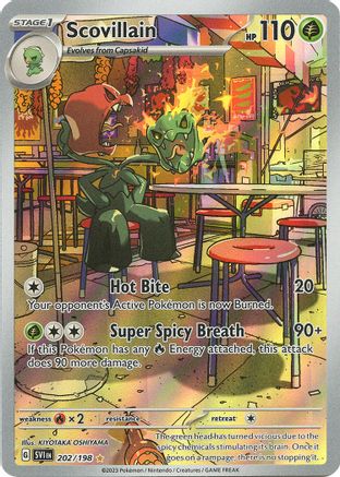 Scovillain 202/198  - Holofoil SV01 Scarlet & Violet Base Set - Illustration Rare