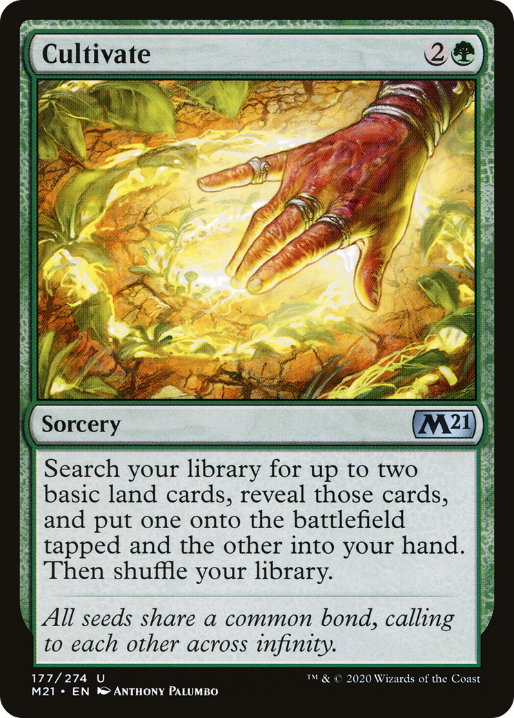 Cultivate (M21-177) - Core Set 2021 Foil