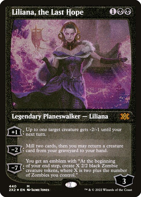 Liliana, the Last Hope (Foil Etched)