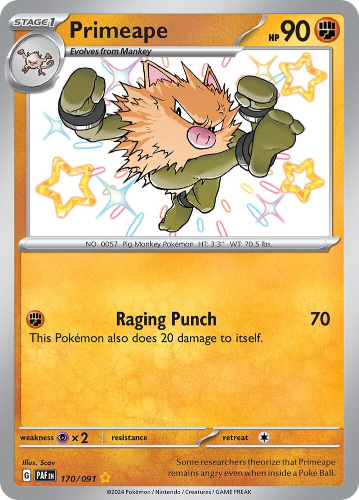 Primeape 170/091