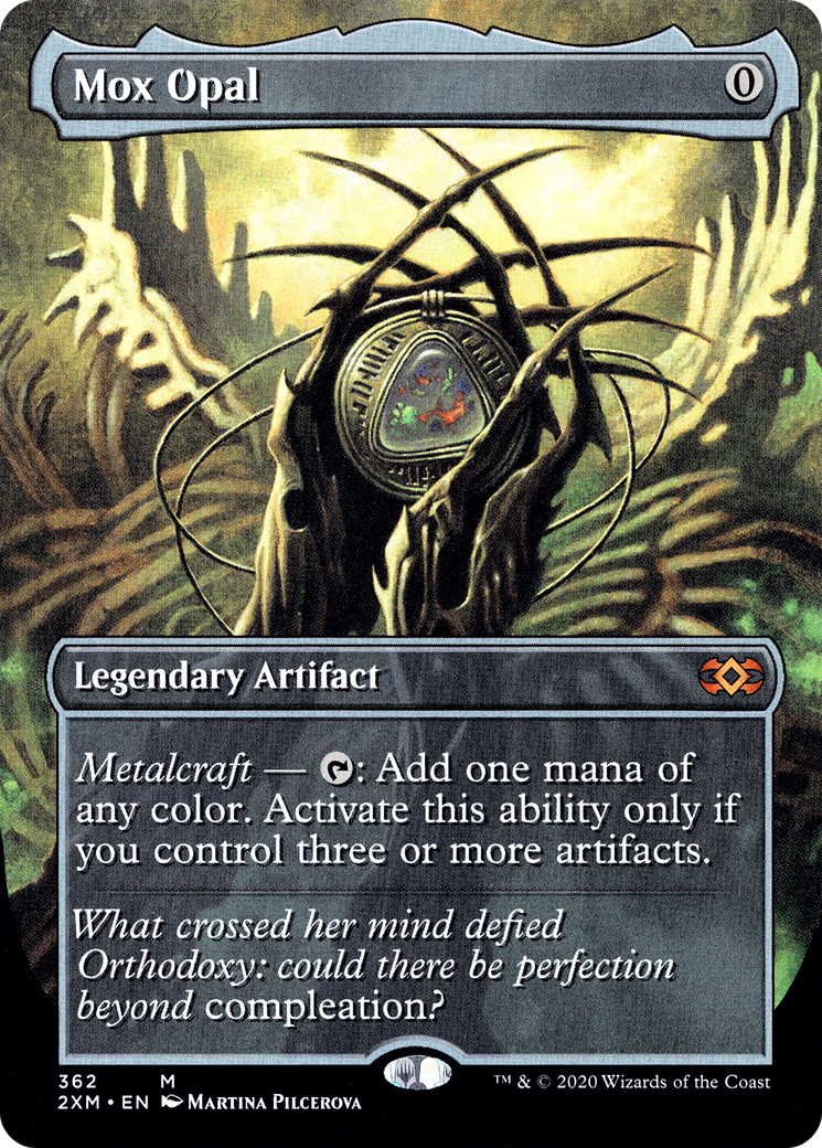 Mox Opal (Borderless) (2XM-362) - Double Masters Foil