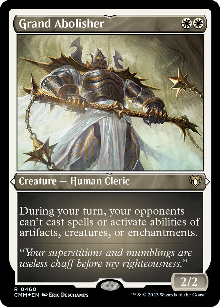 Grand Abolisher (CMM-460) - Commander Masters Etched Foil
