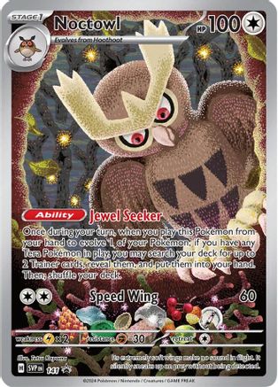 Noctowl 141  - Holofoil SV Scarlet & Violet Promo Cards - Promo