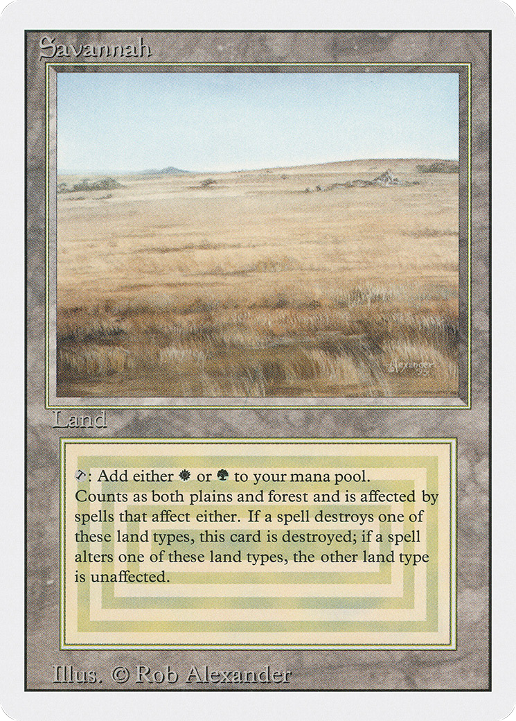Savannah (3ED-) - Revised Edition