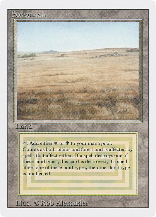 Savannah (3ED-) - Revised Edition