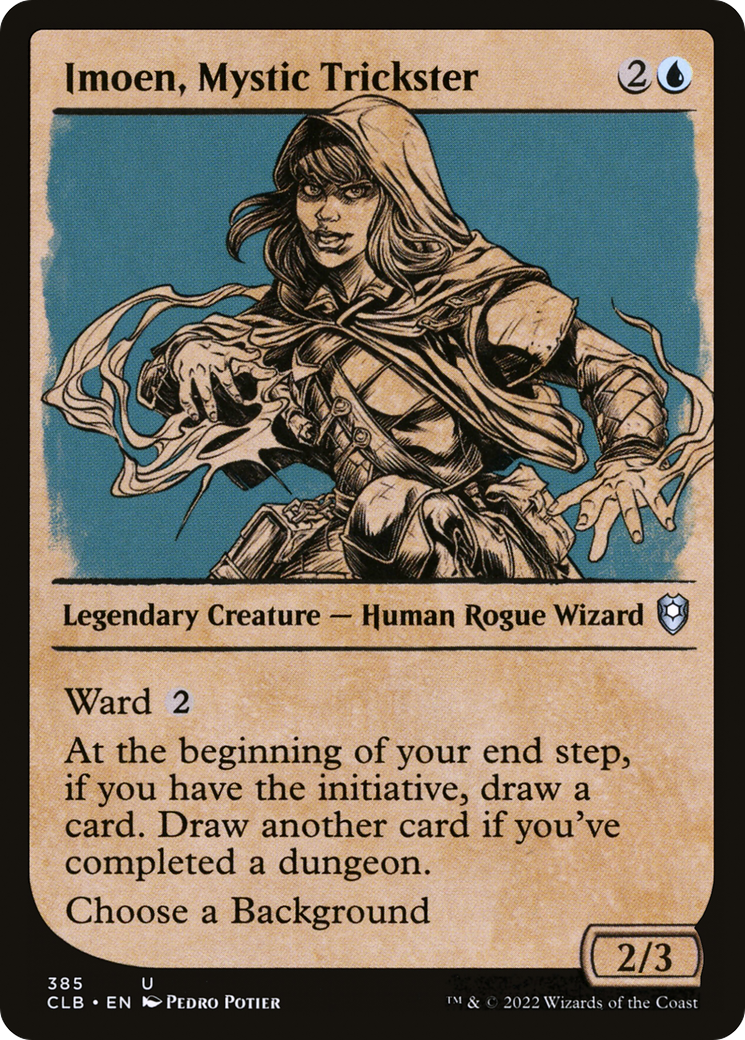 Imoen, Mystic Trickster (Showcase) (CLB-385) - Commander Legends: Battle for Baldur's Gate: (Showcase)