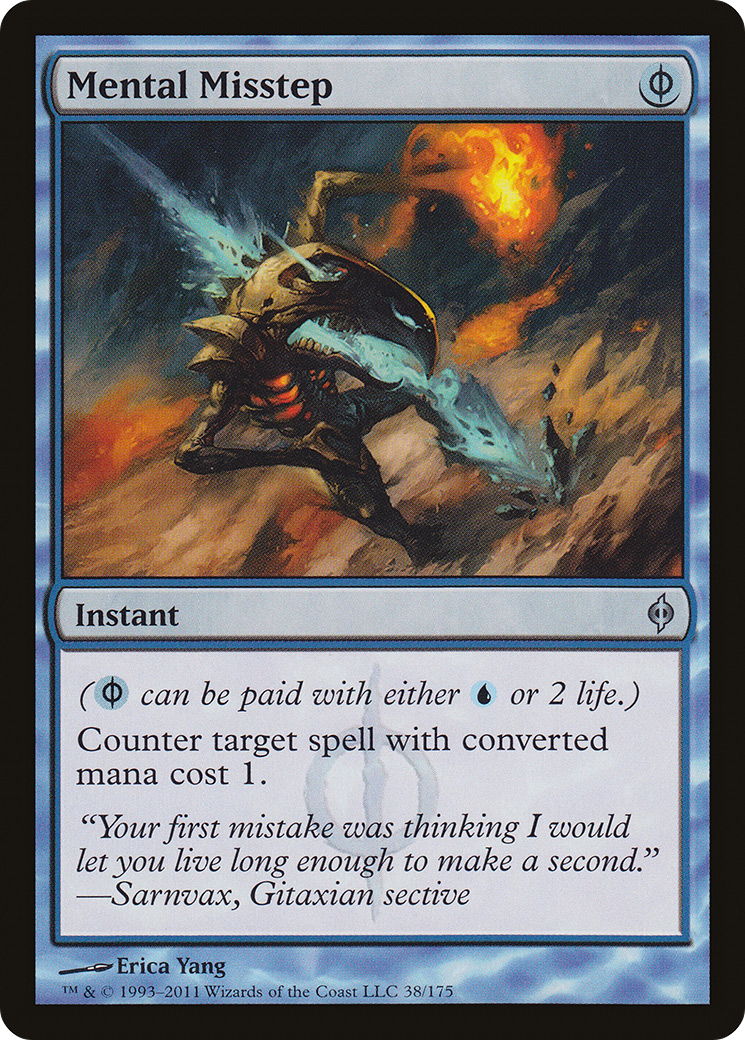 Mental Misstep (NPH-038) - New Phyrexia Foil