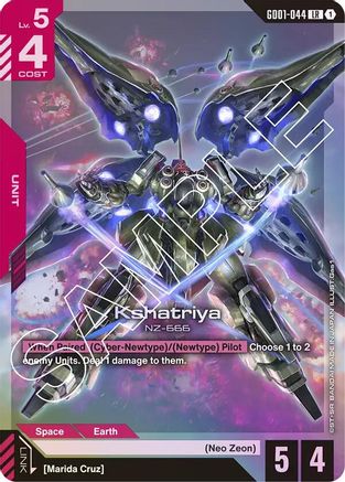 Kshatriya (GD01-044) (GD01-044) - Newtype Rising Holofoil