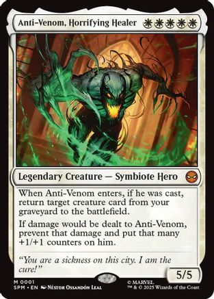 Anti-Venom, Horrifying Healer (SPM-001) - Marvel's Spider-Man Foil