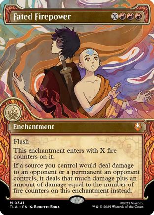Fated Firepower (Showcase) (TLA-341) - Avatar: The Last Airbender