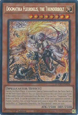 Dogmatika Fleurdelis, the Thunderbolt (DOOD-EN026) - Doom of Dimensions 1st Edition