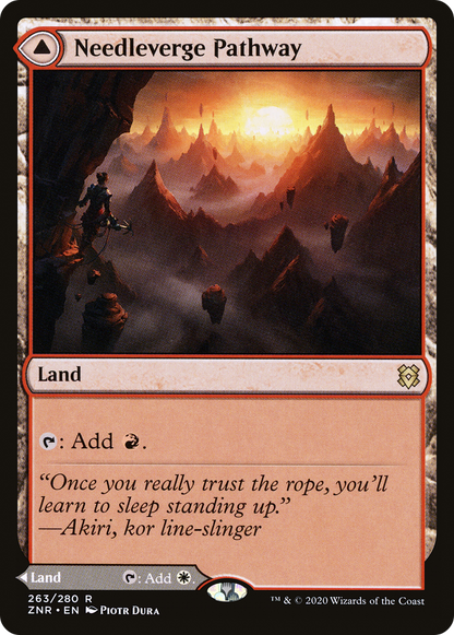 Needleverge Pathway (ZNR-263) - Zendikar Rising Foil