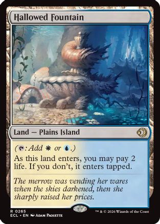 Hallowed Fountain (ECL-265) - Lorwyn Eclipsed Foil