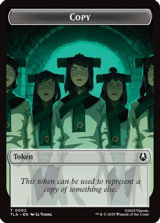 Copy (0002) // Soldier (0011) Double-Sided Token (TLA-2 // 11) - Avatar: The Last Airbender