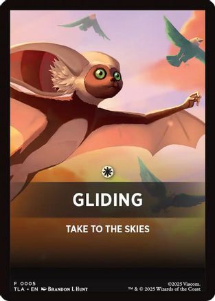 Gliding Theme Card (TLA-005) - Avatar: The Last Airbender