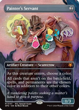 Painter's Servant (Borderless) (SPG-147) - Special Guests Foil