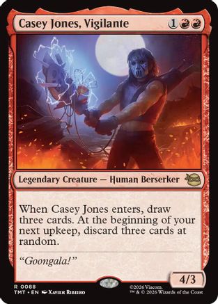 Casey Jones, Vigilante (TMT-088) - Teenage Mutant Ninja Turtles Foil