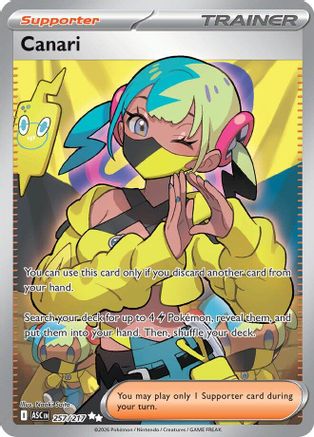 Canari 257/217  - Holofoil ME Ascended Heroes - Ultra Rare