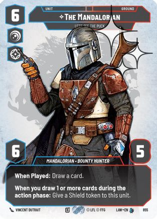 The Mandalorian - Let's See The Puck (Prestige Foil) (855) - A Lawless Time Foil