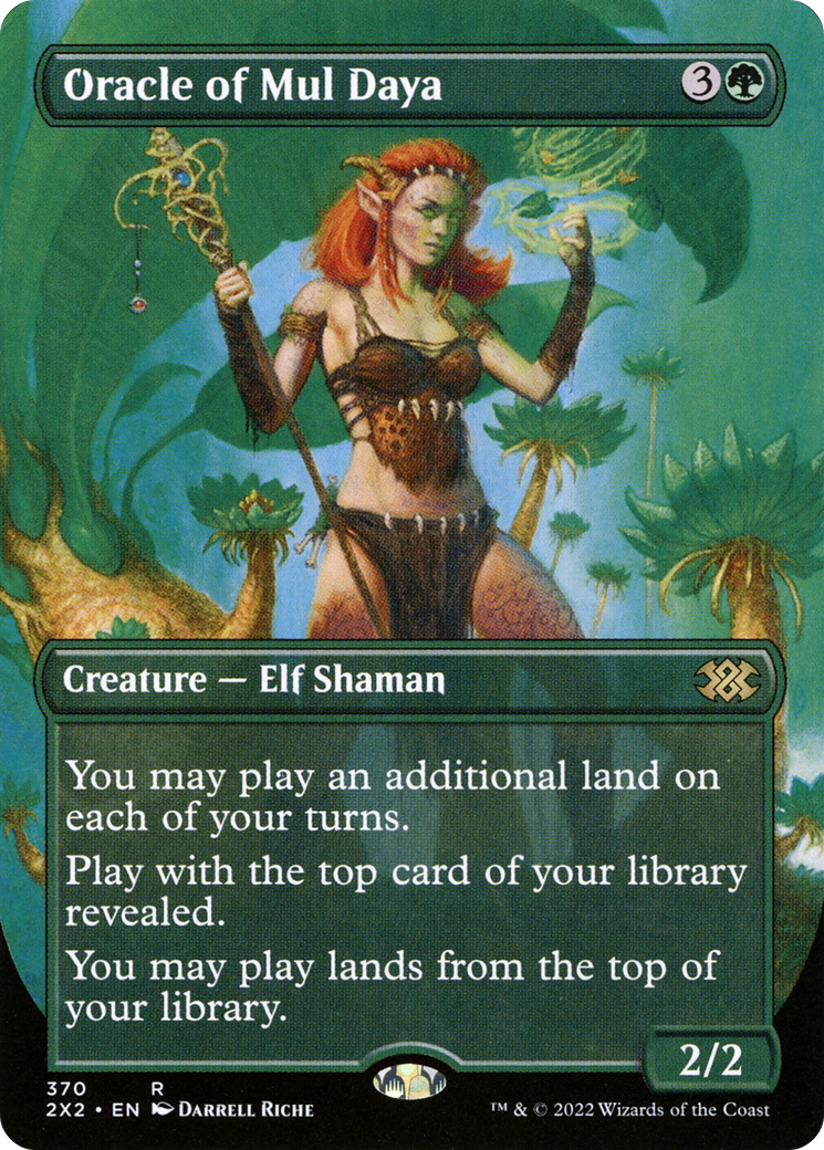 Oracle of Mul Daya (Borderless) (2X2-370) - Double Masters 2022 Foil