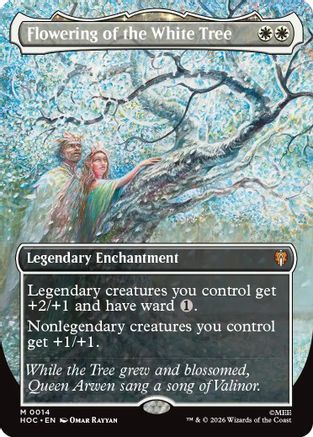Flowering of the White Tree (Borderless) (HOC-014) - The Hobbit: Eternal-Legal