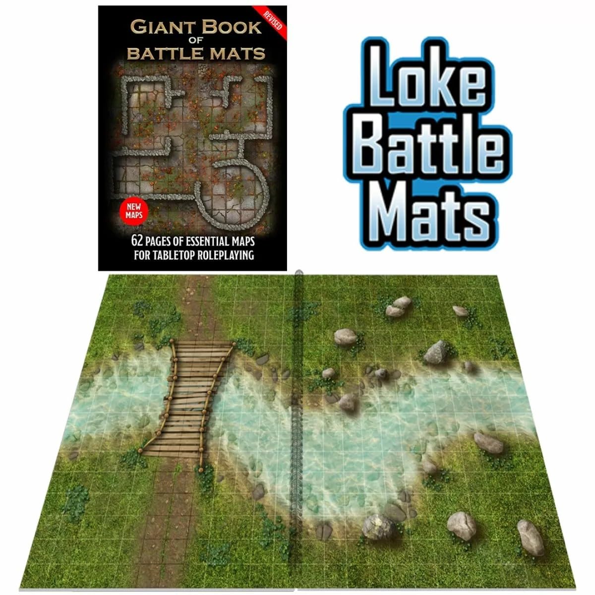 Battle Mat: Giant Book of Battle Mats, Revised