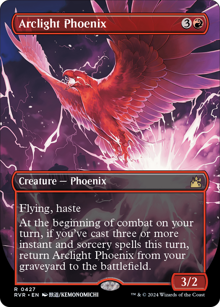 Arclight Phoenix (Anime Borderless) (RVR-427) - Ravnica Remastered Foil
