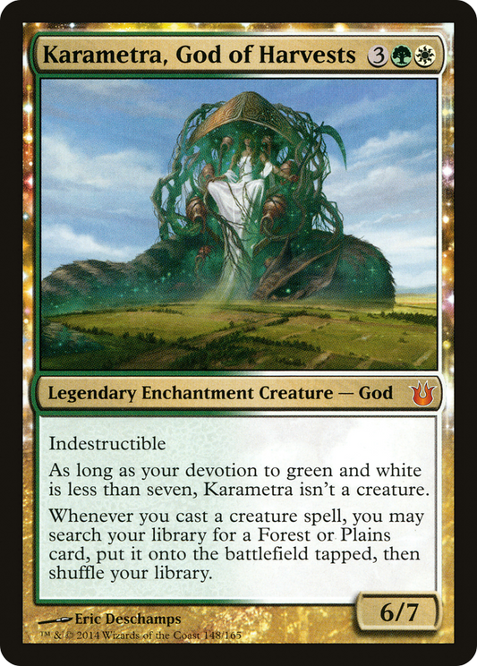 Karametra, God of Harvests (BNG-148) - Born of the Gods: (enchantment) Foil