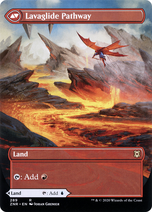 Riverglide Pathway (Borderless) (ZNR-289) - Zendikar Rising: (Showcase)