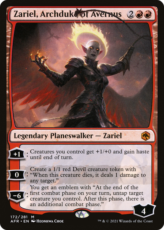 Zariel, Archduke of Avernus (AFR-172) - Adventures in the Forgotten Realms