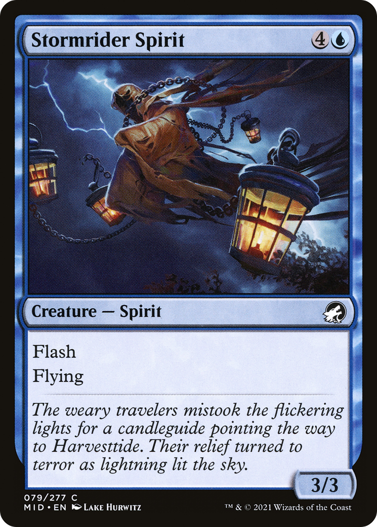 Stormrider Spirit (MID-079) - Innistrad: Midnight Hunt Foil