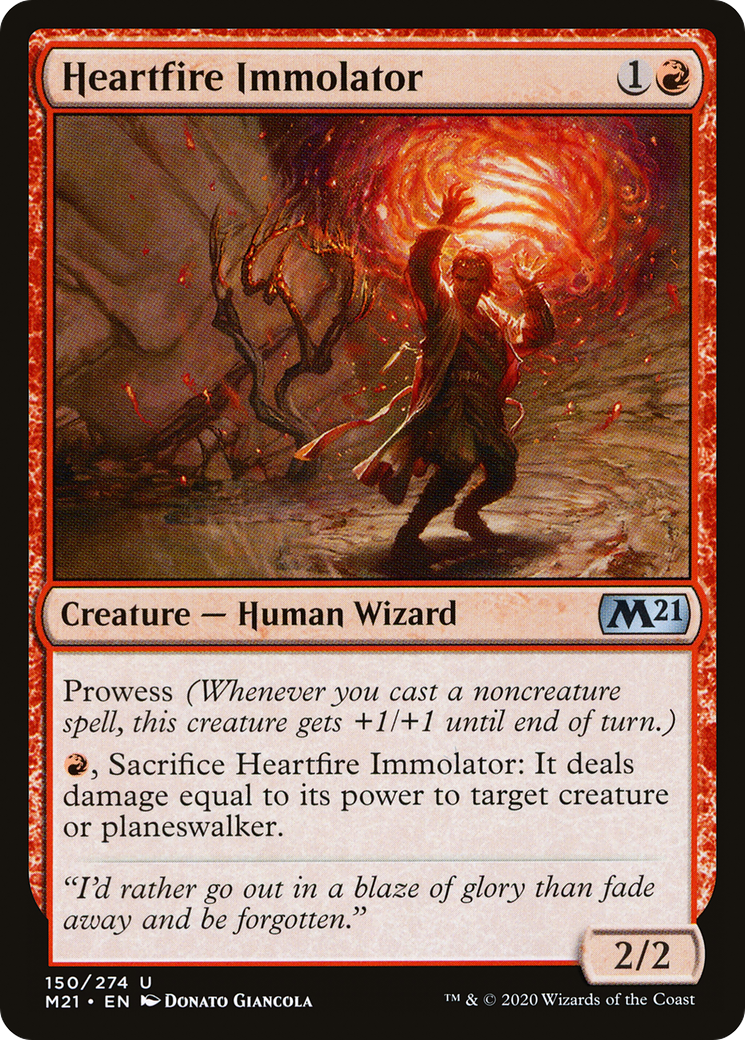 Heartfire Immolator (M21-150) - Core Set 2021