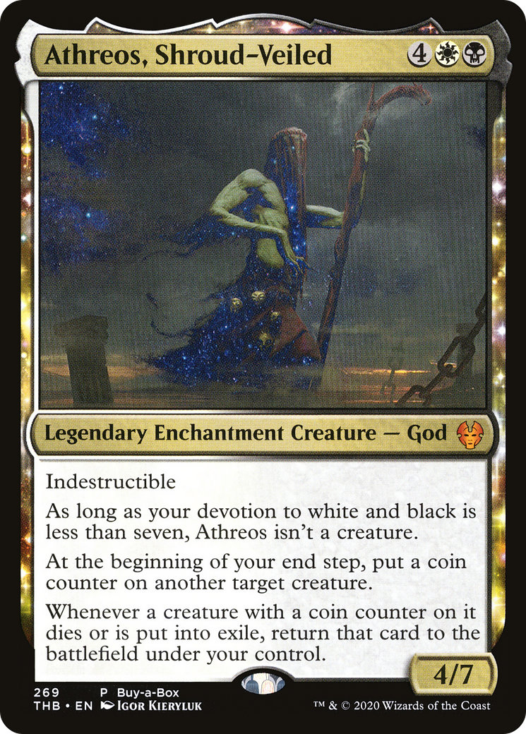 Athreos, Shroud-Veiled (BABP-269) - Theros Beyond Death: (enchantment) Foil