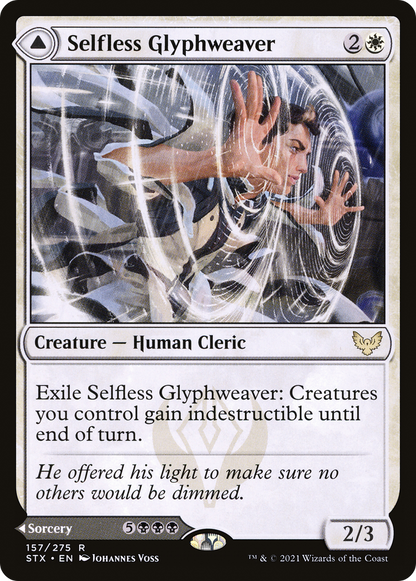 Selfless Glyphweaver (STX-157) - Strixhaven: School of Mages
