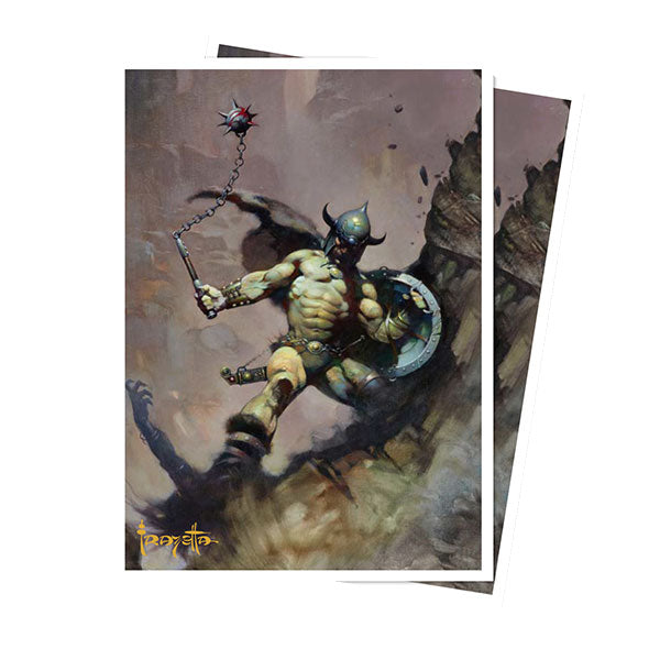 Deck Protectors: Artist Spotlight Frank Frazetta- Warrior with Ball and Chain (105ct)