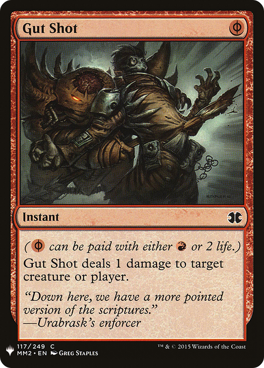 Gut Shot (LIST-117) - The List