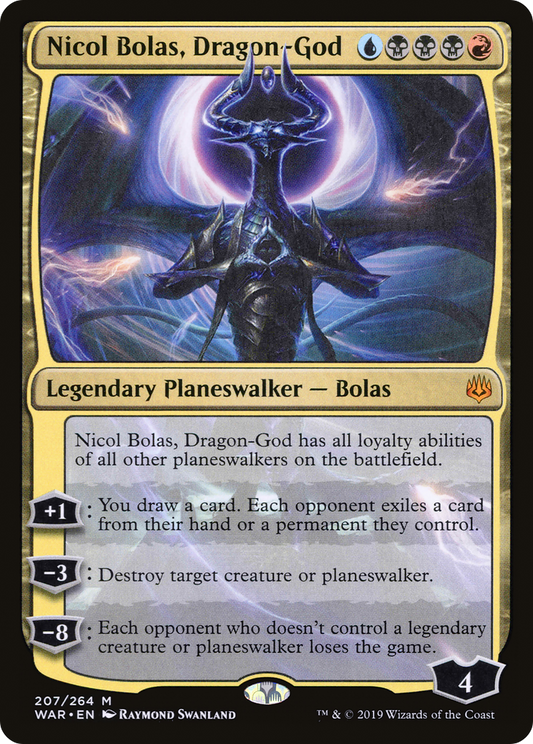 Nicol Bolas, Dragon-God (WAR-207) - War of the Spark