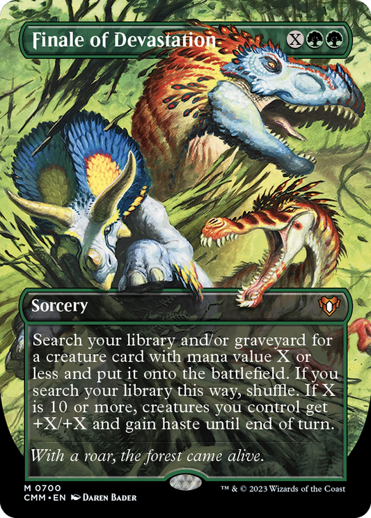 Finale of Devastation (Borderless) (CMM-700) - Commander Masters Foil
