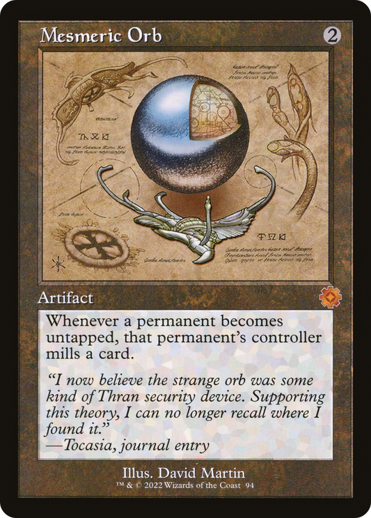 Mesmeric Orb (Schematic) (BRR-094) - The Brothers' War Retro Artifacts
