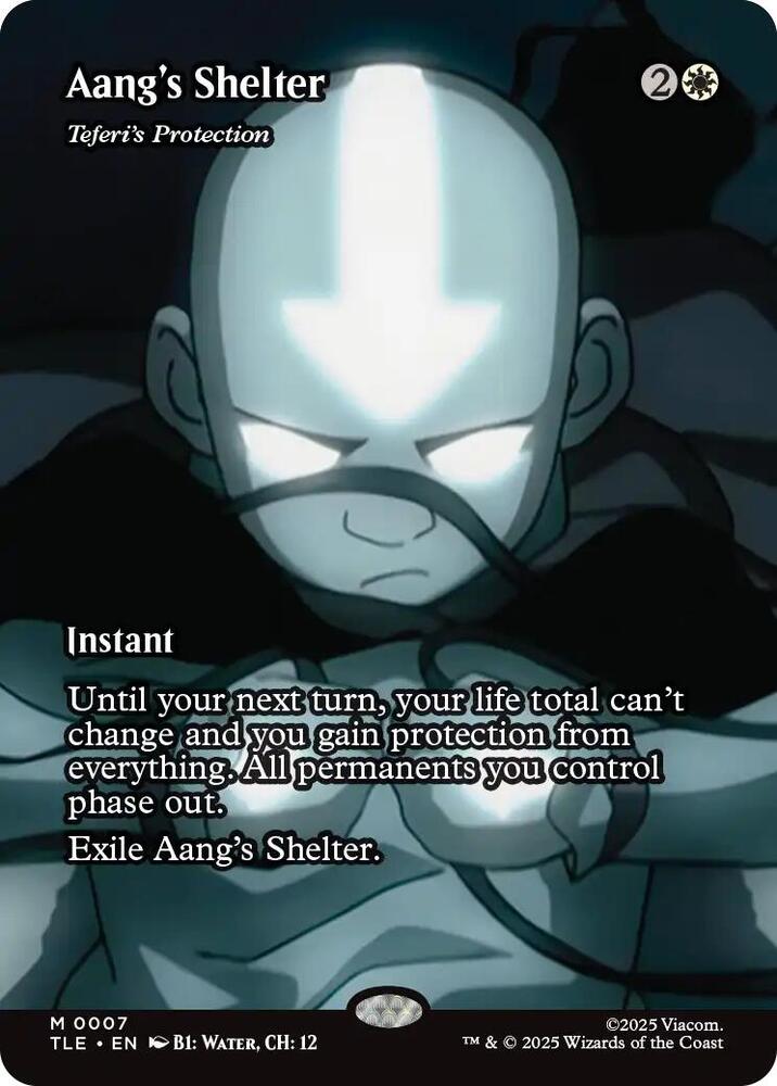 Aang's Shelter - Teferi's Protection (Borderless) - Avatar: The Last Airbender: Eternal-Legal (TLE)