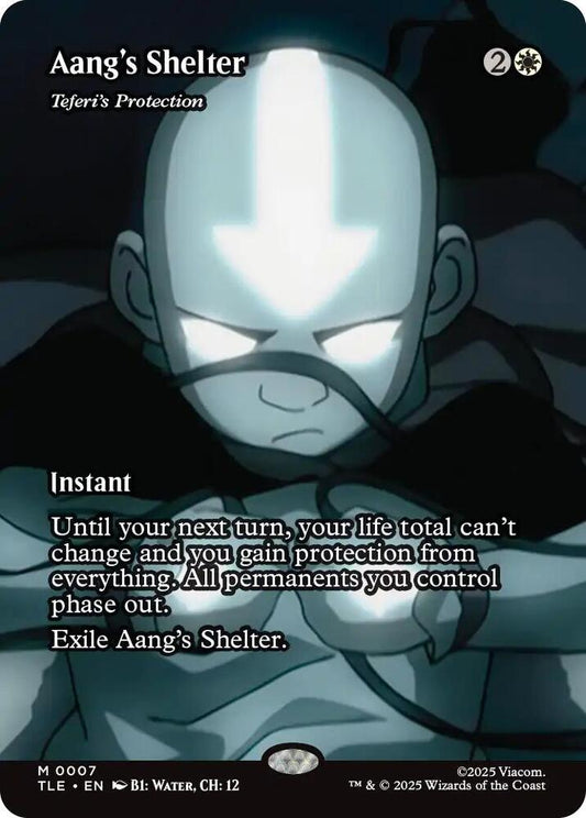Aang's Shelter - Teferi's Protection (Borderless) - Avatar: The Last Airbender: Eternal-Legal (TLE)