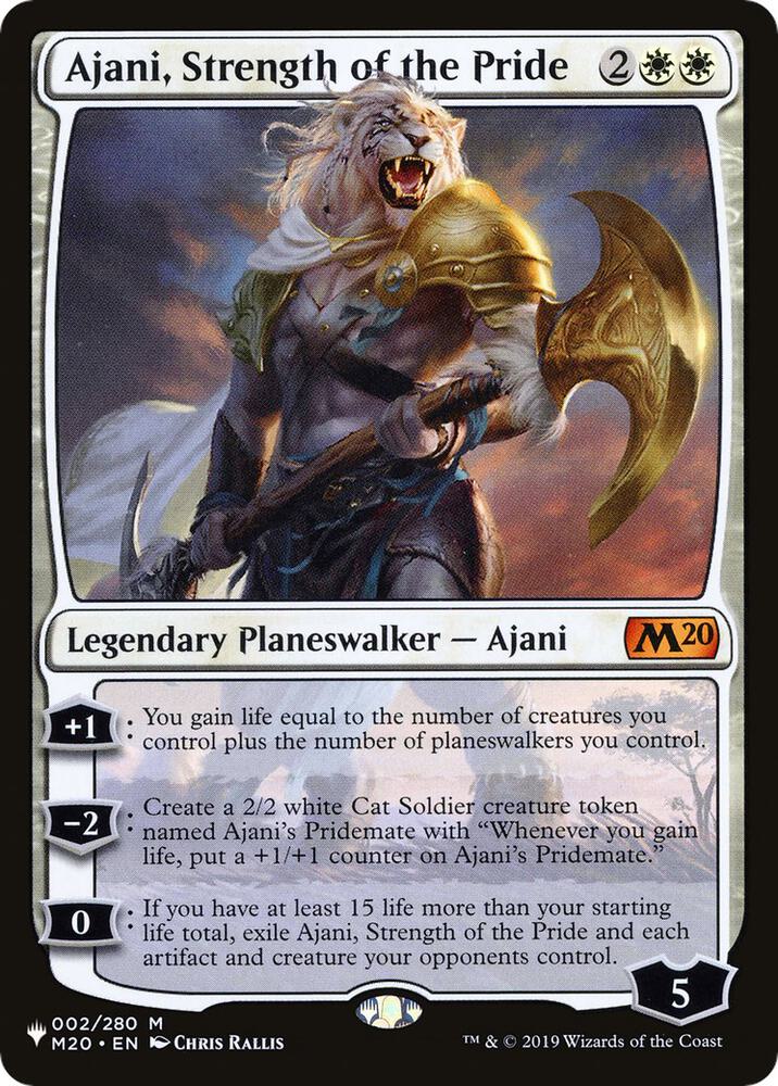 Ajani, Strength of the Pride - The List Reprints (LIST)