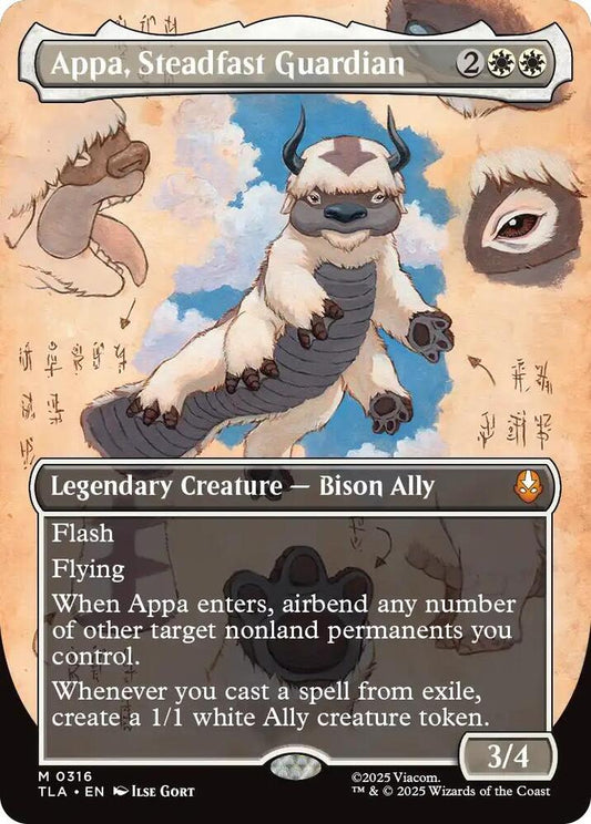 Appa, Steadfast Guardian (Borderless) - Avatar: The Last Airbender (TLA)