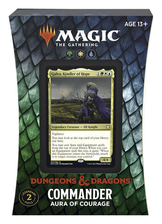 Adventures in the Forgotten Realms - Aura of Courage Commander Deck - Commander: Adventures in the Forgotten Realms (AFC)