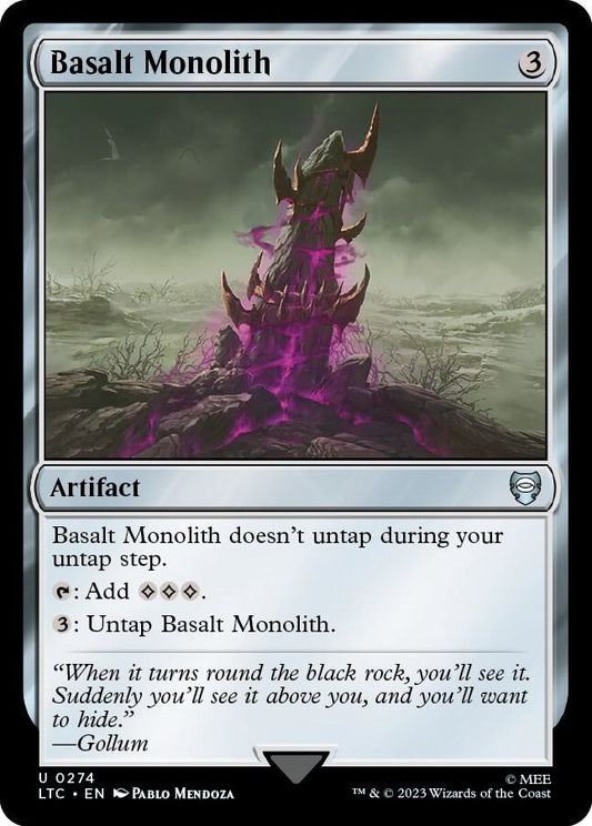 Basalt Monolith - Commander: The Lord of the Rings: Tales of Middle-earth (LTC)
