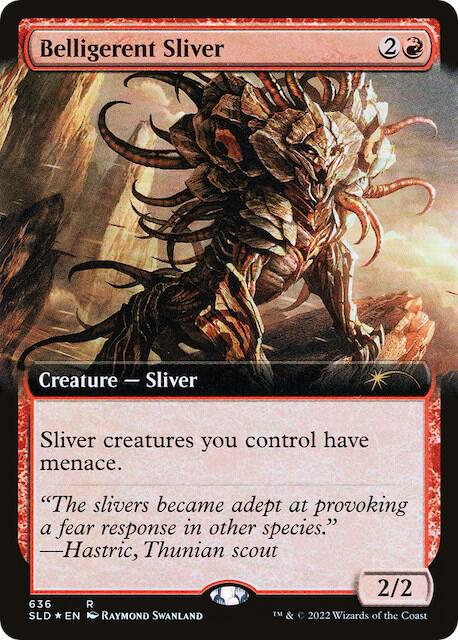 Belligerent Sliver (Extended Art) - Secret Lair Drop Series (SLD)